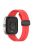 For Xiaomi Redmi Watch 4 / Smart Band 8 Pro Silicone Strap Replacement Wrist Band with Folding Buckle - Red