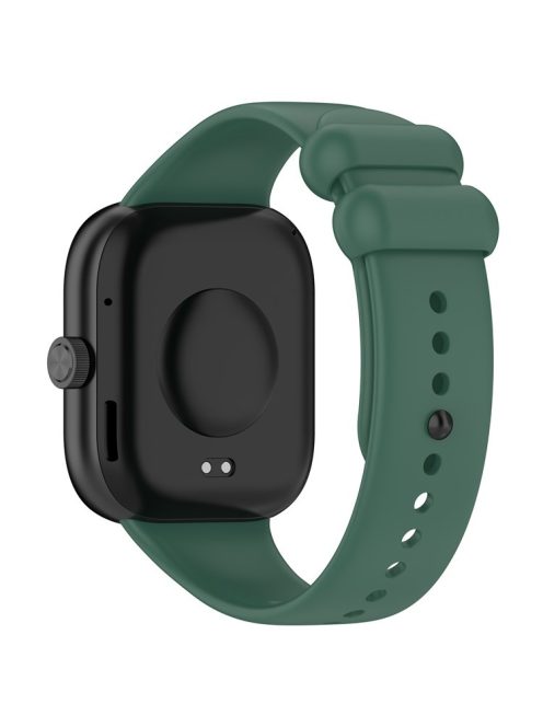 For Xiaomi Redmi Watch 4 / Smart Band 8 Pro Silicone Watch Band with Black Buckle - Dark Green