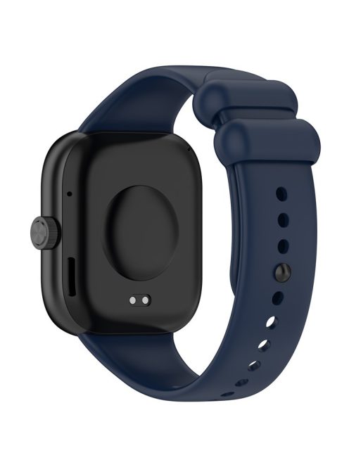 For Xiaomi Redmi Watch 4 / Smart Band 8 Pro Silicone Watch Band with Black Buckle - Midnight Blue