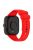 For Xiaomi Redmi Watch 4 / Smart Band 8 Pro Silicone Watch Band with Black Buckle - Red