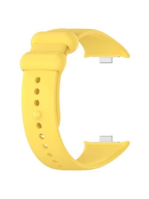 For Xiaomi Redmi Watch 4 / Smart Band 8 Pro Silicone Watch Strap Adjustable Band - Yellow