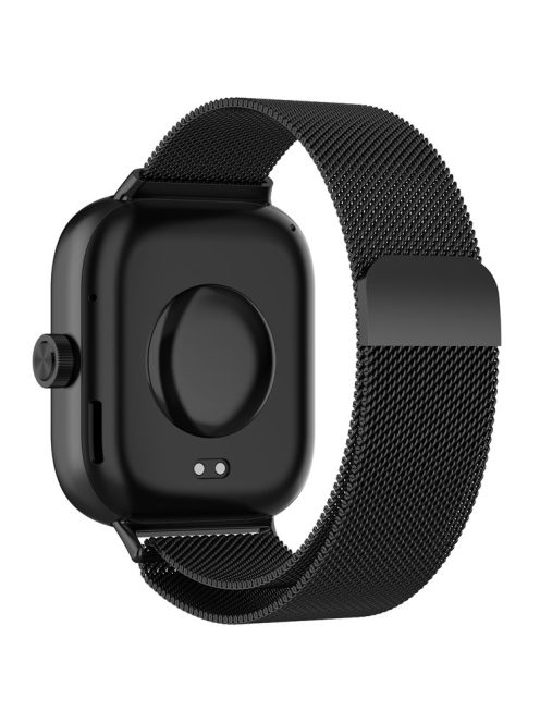 For Xiaomi Redmi Watch 4 / Smart Band 8 Pro Stainless Steel Milanese Watch Strap - Black