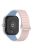 For Xiaomi Redmi Watch 4 / Smart Band 8 Pro Watch Band Dual Color Silicone Magnetic Wrist Strap - Pink+Blue