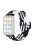 For Xiaomi Redmi Watch 4 Braided Band Adjustable Replacement Nylon Watch Strap - Black+White