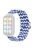 For Xiaomi Redmi Watch 4 Braided Band Adjustable Replacement Nylon Watch Strap - Blue+White