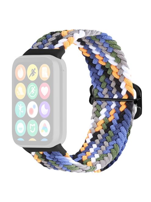 For Xiaomi Redmi Watch 4 Braided Band Adjustable Replacement Nylon Watch Strap - Denim