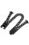 For Xiaomi Redmi Watch 4 Double-Circle Band Stainless Steel Watch Strap - Black