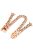 For Xiaomi Redmi Watch 4 Double-Circle Band Stainless Steel Watch Strap - Rose Gold