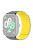 For Xiaomi Redmi Watch 4 Magnetic Silicone Watch Band Strap with Alloy Connector - Grey+Yellow