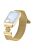 For Xiaomi Redmi Watch 4 Milanese Band Flower Stainless Steel Magnetic Mesh Watch Strap - Gold