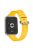 For Xiaomi Redmi Watch 4 Nylon Canvas Watch Strap Multiple Holes Design Watch Band - Yellow