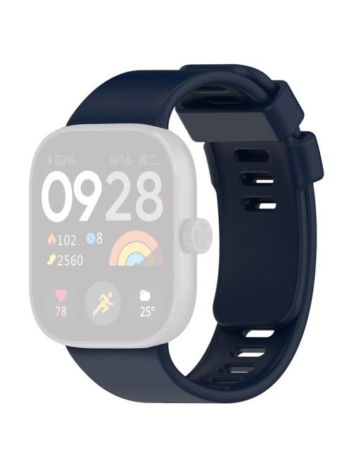 For Xiaomi Redmi Watch 4 Silicone Watch Band Adjustable Wrist Strap - Navy Blue