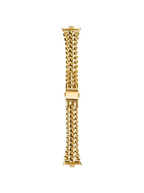 For Xiaomi Redmi Watch 4 Slim Metal Watch Band Strap with Rhinestone - Gold