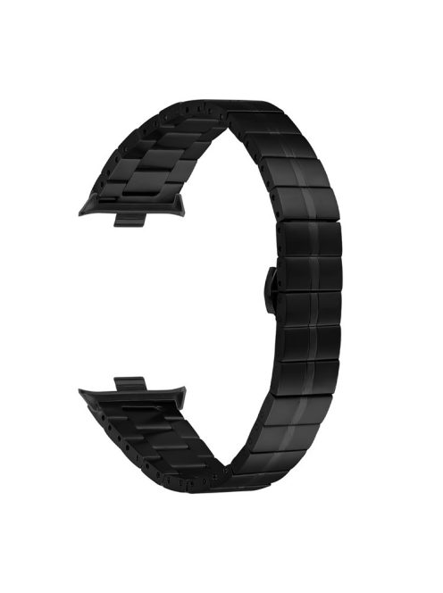 For Xiaomi Redmi Watch 4 Stainless Steel Watch Strap Replacement Wrist Band - Black