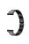 For Xiaomi Redmi Watch 4 Zinc Alloy Watch Band Rhinestones Decor Women Replacement Strap - Black+White