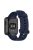 For Xiaomi Redmi Watch Soft Silicone Watch Band Litchi Texture Replacement Wristband Strap Accessories - Ink Blue