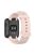 For Xiaomi Redmi Watch Soft Silicone Watch Band Litchi Texture Replacement Wristband Strap Accessories - Light Pink