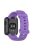 For Xiaomi Redmi Watch Soft Silicone Watch Band Litchi Texture Replacement Wristband Strap Accessories - Purple