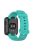 For Xiaomi Redmi Watch Soft Silicone Watch Band Litchi Texture Replacement Wristband Strap Accessories - Teal Green