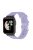 For Xiaomi Redmi Watch/Mi Watch Lite Nylon Canvas Smart Watch Band Adjustable Replacement Strap - Light Purple