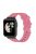 For Xiaomi Redmi Watch/Mi Watch Lite Nylon Canvas Smart Watch Band Adjustable Replacement Strap - Rose