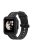 For Xiaomi Redmi Watch/Redmi Watch 2/Mi Watch Lite/Mi Watch Lite 2 Smart Watch Strap Soft Silicone Wrist Band with Watch Case - Black