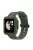 For Xiaomi Redmi Watch/Redmi Watch 2/Mi Watch Lite/Mi Watch Lite 2 Smart Watch Strap Soft Silicone Wrist Band with Watch Case - Blackish Green