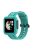 For Xiaomi Redmi Watch/Redmi Watch 2/Mi Watch Lite/Mi Watch Lite 2 Smart Watch Strap Soft Silicone Wrist Band with Watch Case - Green