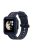 For Xiaomi Redmi Watch/Redmi Watch 2/Mi Watch Lite/Mi Watch Lite 2 Smart Watch Strap Soft Silicone Wrist Band with Watch Case - Navy Blue