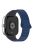 For Xiaomi Smart Band 8 Pro  /  Redmi Watch 4 Magnetic TPU Watch Strap Dual Color Strap - Midnight Blue+Grey