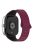 For Xiaomi Smart Band 8 Pro  /  Redmi Watch 4 Magnetic TPU Watch Strap Dual Color Strap - Wine Red+Black