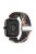 For Xiaomi Smart Band 8 Pro / Redmi Watch 4 Loop Strap Magnetic Buckle Woven Watch Band - Black+Rainbow