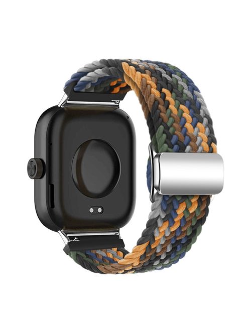 For Xiaomi Smart Band 8 Pro / Redmi Watch 4 Loop Strap Magnetic Buckle Woven Watch Band - Camouflage Multi-color