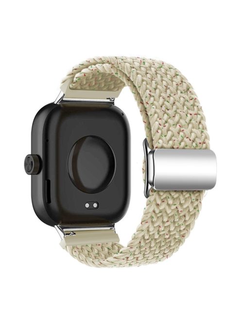 For Xiaomi Smart Band 8 Pro / Redmi Watch 4 Loop Strap Magnetic Buckle Woven Watch Band - Confetti Starlight