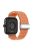 For Xiaomi Smart Band 8 Pro / Redmi Watch 4 Loop Strap Magnetic Buckle Woven Watch Band - Orange