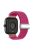 For Xiaomi Smart Band 8 Pro / Redmi Watch 4 Loop Strap Magnetic Buckle Woven Watch Band - Raspberry