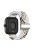 For Xiaomi Smart Band 8 Pro / Redmi Watch 4 Loop Strap Magnetic Buckle Woven Watch Band - White+Rainbow