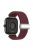 For Xiaomi Smart Band 8 Pro / Redmi Watch 4 Loop Strap Magnetic Buckle Woven Watch Band - Wine Red