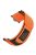 For Xiaomi Smart Band 8 Pro / Redmi Watch 4 Magic Tape Nylon Strap Replacement Watch Band - Orange