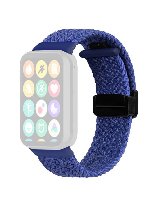 For Xiaomi Smart Band 8 Pro / Redmi Watch 4 Nylon Braided Band Magnetic Buckle Watch Strap - Blue