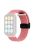 For Xiaomi Smart Band 8 Pro / Redmi Watch 4 Nylon Braided Band Magnetic Buckle Watch Strap - Pink