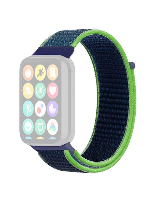 For Xiaomi Smart Band 8 Pro / Redmi Watch 4 Nylon Loop Watch Band Breathable Sport Strap - Lime