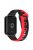 For Xiaomi Smart Band 8 Pro / Redmi Watch 4 Silicone Watch Strap Double Color Replacement Watch Band - Black+Red