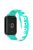 For Xiaomi Smart Band 8 Pro / Redmi Watch 4 Silicone Watch Strap Double Color Replacement Watch Band - Cyan+White