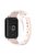 For Xiaomi Smart Band 8 Pro / Redmi Watch 4 Silicone Watch Strap Double Color Replacement Watch Band - Pink+White