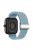 For Xiaomi Smart Band 8 Pro / Redmi Watch 4 Strap Magnetic Buckle Woven Loop Watch Band - Rock Cyan