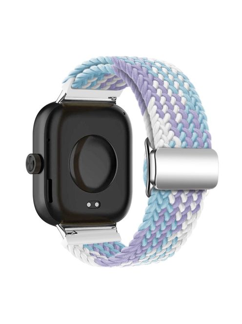 For Xiaomi Smart Band 8 Pro / Redmi Watch 4 Strap Magnetic Buckle Woven Loop Watch Band - Violet