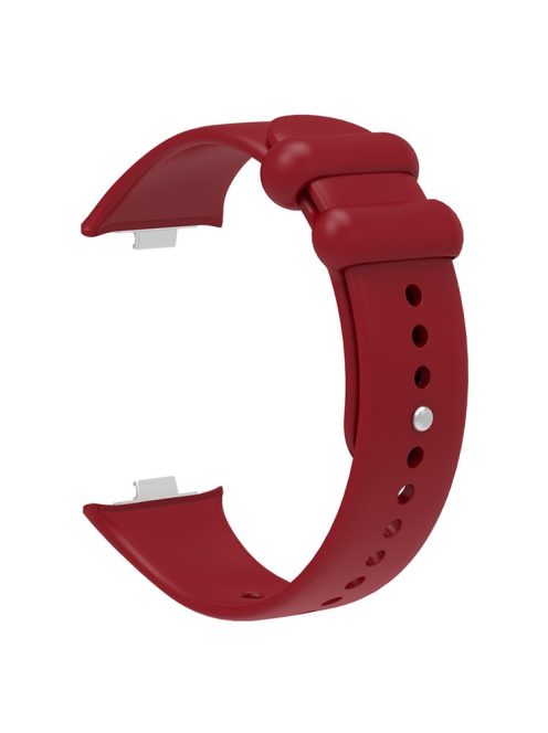 For Xiaomi Smart Band 8 Pro / Redmi Watch 4 Watch Strap Silicone Replacement Wristband - Wine Red