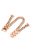 For Xiaomi Smart Band 8 Pro Double-Circle Band Stainless Steel Watch Strap - Rose Gold