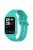 For Xiaomi Smart Band 8 Pro Easily Adjustable Watch Strap Flexible Silicone Wrist Band - Cyan